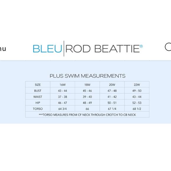 NWT! Bleu Rod Beattie Dont Mesh With Me One Piece Swimsuit Navy - Size 18W - Picture 6 of 6